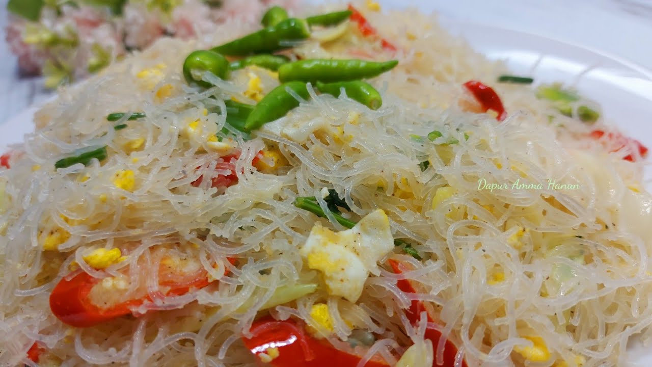 SALAH SATU MENU SAT SET UNTUK SARAPAN DAN MAKAN MALAM || BIHUN GORENG ...