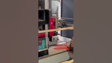 Axe handle processed by CNC wood milling lathe #chair #furniture #woodlathe #woodworkingmachine