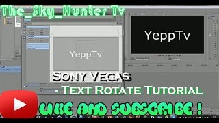 Special Video - Sony Vegas Text Rotate Tutorial (To My Friend)