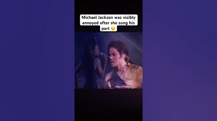 MICHAEL JACKSON GOT MAD ON STAGE AFTER SHE SUNG THE PART HE WAS SUPPOSED TO SING | HIS FACE 😯