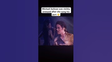 MICHAEL JACKSON GOT MAD ON STAGE AFTER SHE SUNG THE PART HE WAS SUPPOSED TO SING | HIS FACE 😯