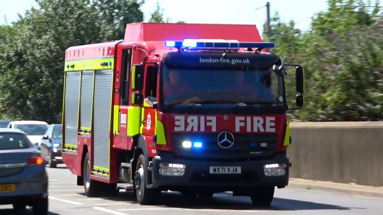 LFB Edmonton new Fire Rescue Unit responding YouTube