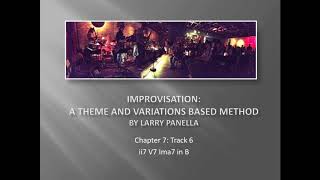 Improvisation Book 1: Chapter 7: Track 6