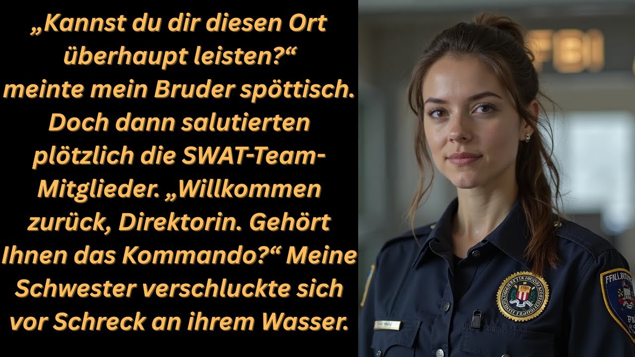 Sie behandelten mich wie ein Nichts – bis das SWAT-Team zeigte, wer ich wirklich bin