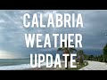 CYCLONE ALERT IN CALABRIA!! // weather update from the Mediterranean Sea #calabria #italy #lifestyle
