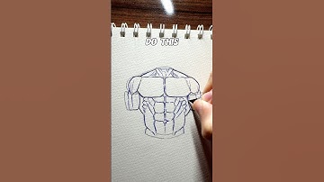 Anatomy Drawing Tutorial EasyPeasy✨ #howtodraw