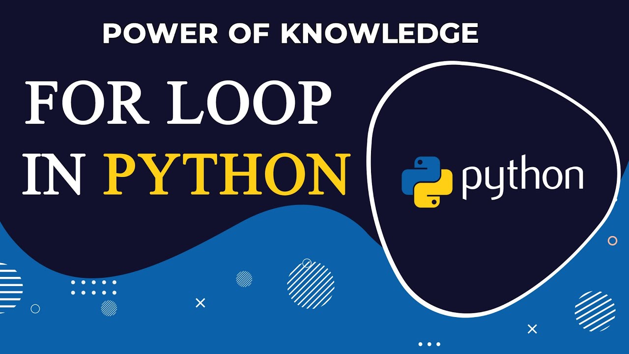 How to use For Loop In Python (Hindi) - YouTube