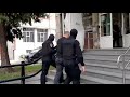 Uhapšeni policajci pred tužiocem (VIDEO)