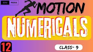 Equation of Motion Numericals🔥 | Class 9 Physics Full Practice 💯 #class9science #Science #motion 
