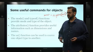 Prof Katari Intro To R video 11 - Some useful commands