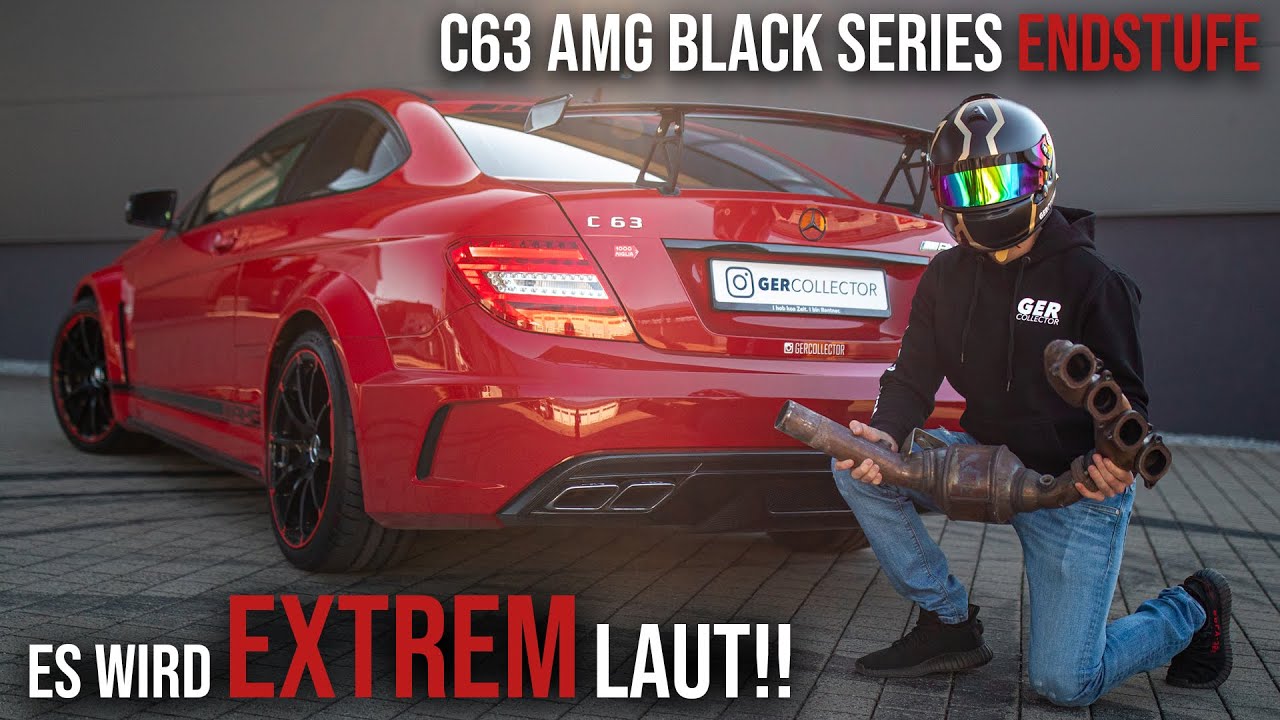 ⁣Mercedes C63 AMG Black Series | Es wird SEHR LAUT!! | iPE Abgasanlage | GERCollector