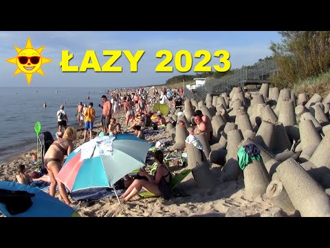 Łazy plaża i deptak 15-07-2023