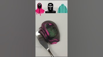 Squid Game color mixing Guess the last color #squidgame2 #satisfying #colormixing #oddlysatisfying