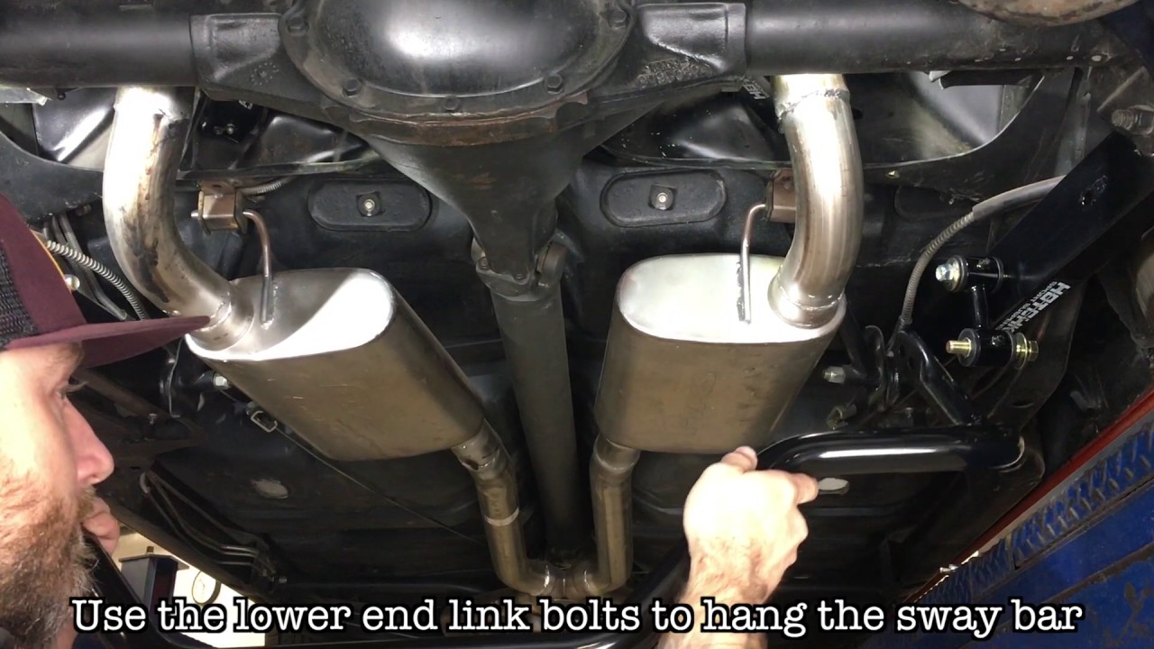 How to Install The Hotchkis Rear Sway Bar, 2282R - YouTube ford f350 rear end diagram 