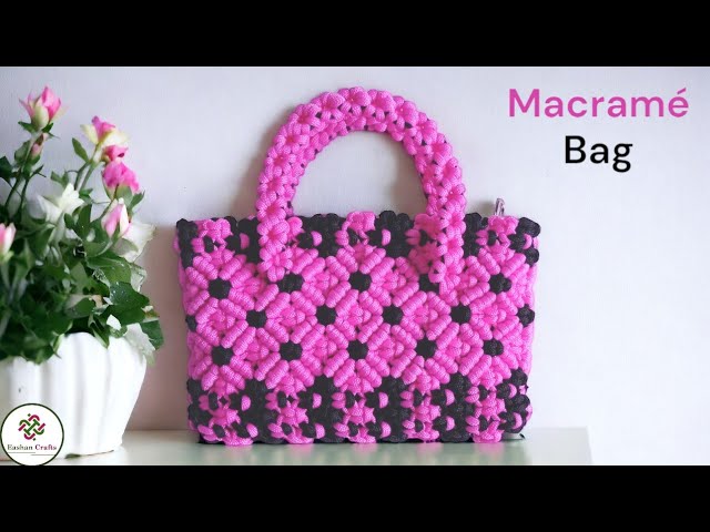 Buy Macrame Bag With Handles Woven Bags for Women Handmade Macrame Bag  Online in India - Etsy