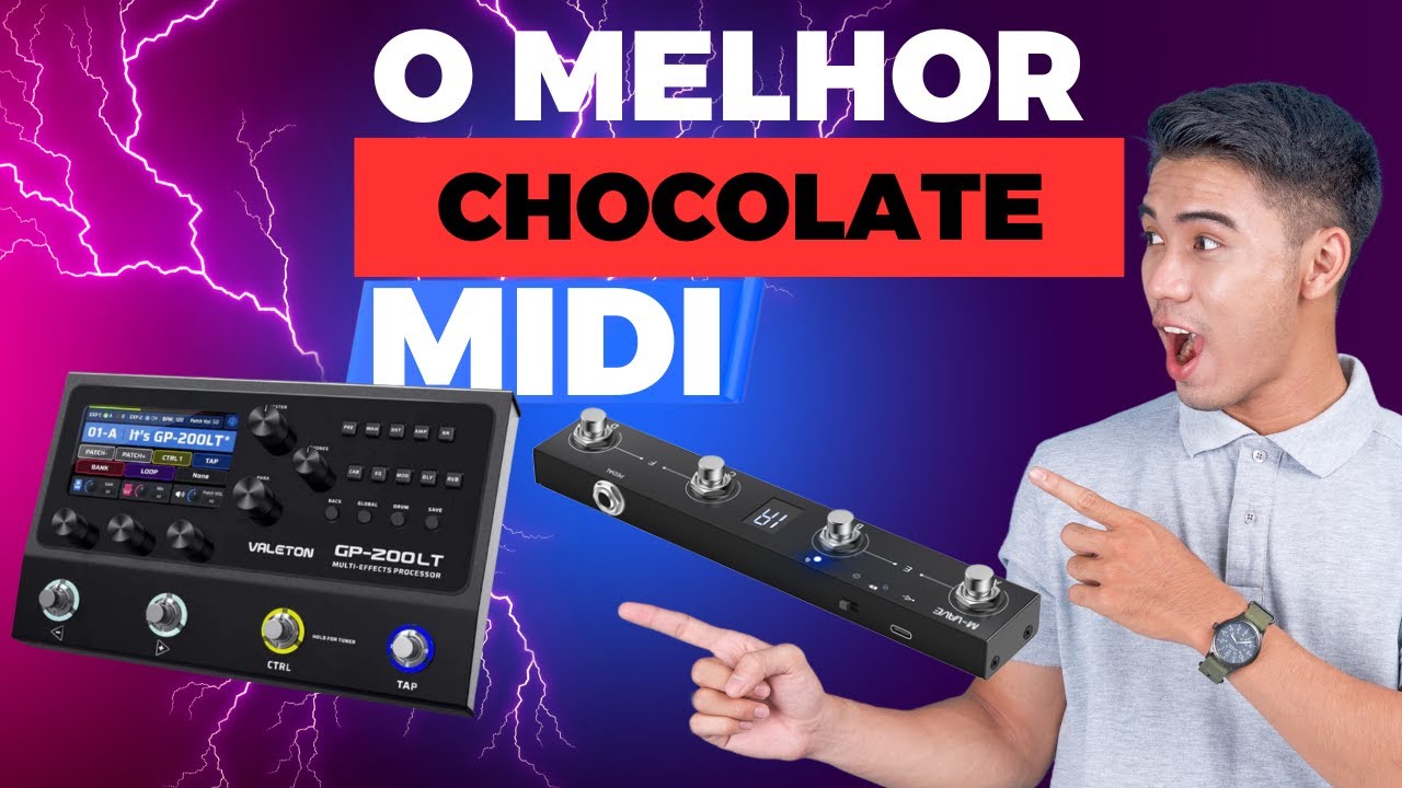 Como Configurar O Chocolate Midi Com A Valeron GP 200LT - YouTube