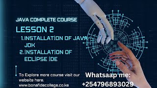 Java Complete Course: Lesson 2: Install JDK and Eclipse IDE