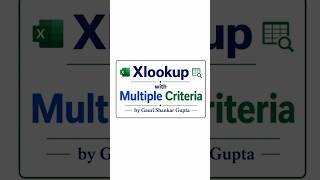 Xlookup with Multiple Criteria #ai #excel #xlookup #exceltips #spreadsheetmagic #exceltricks