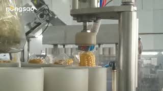 Vacuum corn packing site