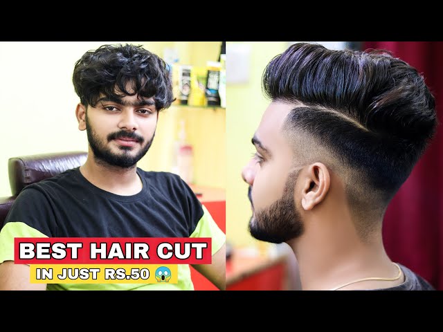 one side hairstyle indian boy. slope haircut 🔥🔥 ____part 2 - YouTube