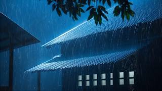Relax Your Mind with Heavy Rain Sounds on a Tin Roof | Perfect Rain Sounds for Sleeping 🌧 No ads