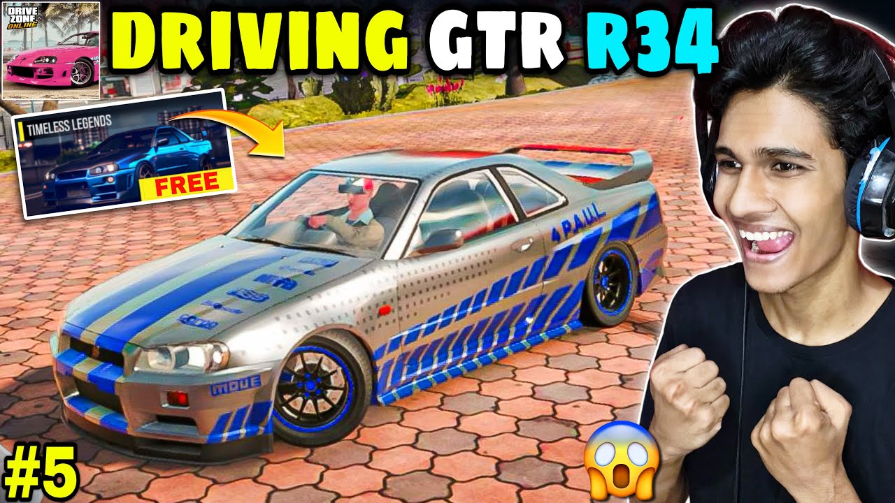 Gtr R34 Driving for free 😱 in Drive Zone Online - Drive Zone Online ...