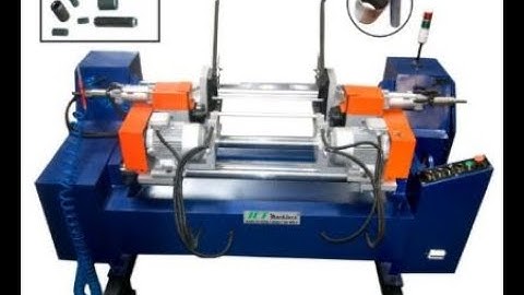 double end automatic pipe / rod chamfering machine