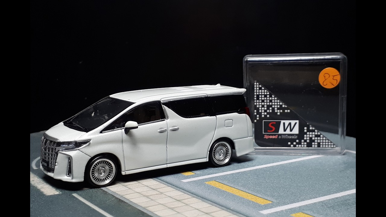 1/64 Work Emitz wheelset by SW Speed & Wheels wheelswap on Toyota