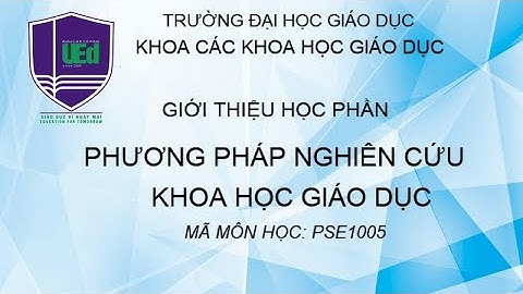 Phương pháp nghiên cứu khoa học giáo dục là gì năm 2024