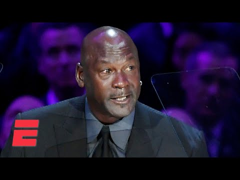 Michael Jordan's tearful tribute to Kobe and Gianna Bryant