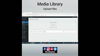 WordPress Media Library - Upload Files