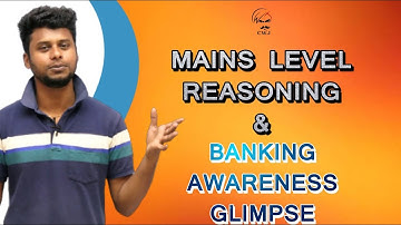 MAINS LEVEL REASONING | THARAMAN SUMS | PUZZLE | BANKING AWARENESS GLIMPSE | MR.JD