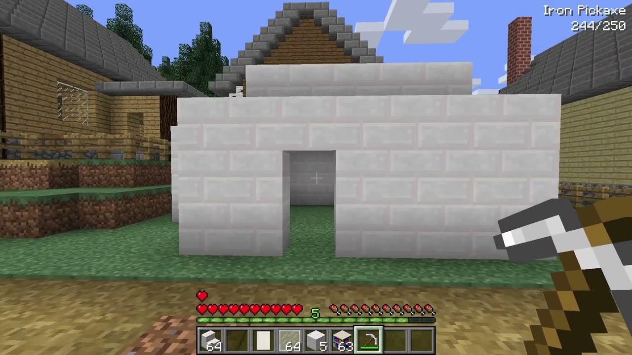 Я построил библиотеку в своей деревне в Майнкрафте! | #minecraft