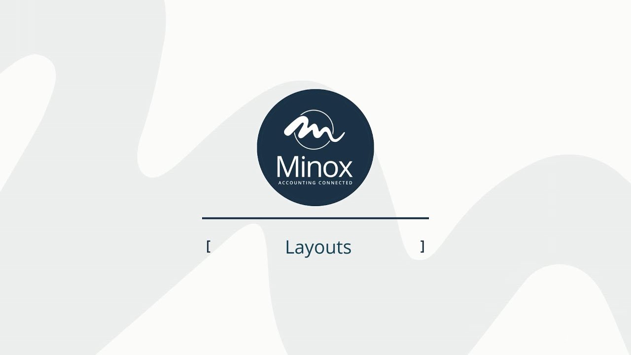 Factuur layout instellen voor Minox Online