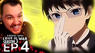 Kaguya-Sama Love is War Episode 4 REACTION | Kaguya Shinomiya's Impossible Demand!