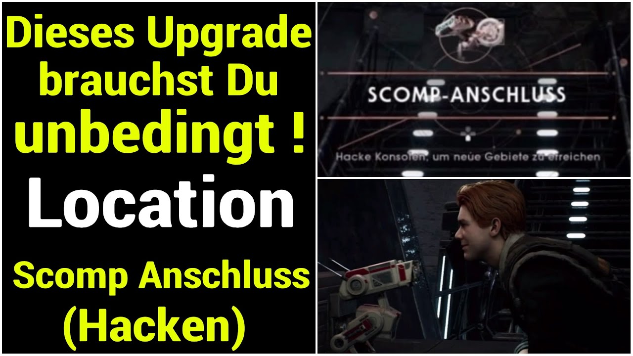 Star Wars Jedi Fallen Order Scomp Anschluss Upgrade zum Konsolen + Truhen hacken - Scomp Anschluss - Star Wars Jedi