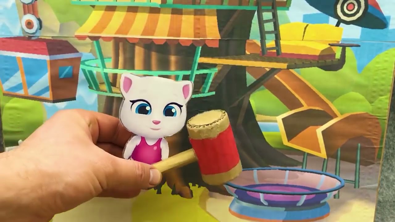 Talking Tom Gold Run Talking Angela Youtube 