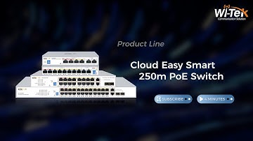Cloud Easy Smart 250m PoE Switch