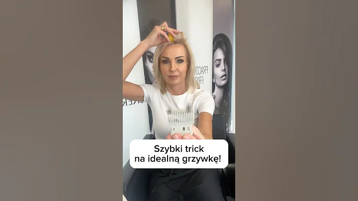 Szybki trick na idealną grzywkę! #katarzynajarzebska #hair #dc #hairstyle #hairtok #blonde #tips