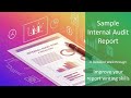 Internal Audit Report Sample | A Detailed Walkthrough | Internal Audit Report Deep Dive