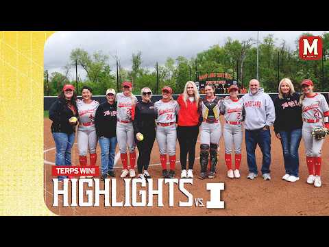 Maryland Softball | B1G+ Highlights vs. Illinois (Game 3) | April 19, 2026 | Senior Day