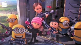 Despicable me 2 | The Purple Minion Army attack | Cartoon for kids Resimi