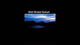 Niat sholat subuh