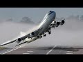 Extremely Dangerous Crosswind Airplane Landing &amp; Take Off - Scary Plane Landings Compilation
