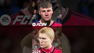 EA FC 24 vs eFootball 2024 - Player Faces Comparison after NEW UPDATES! #fc24 #eafc24 #efootball