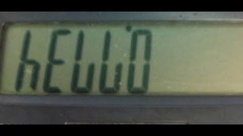 10 more words you can spell in a calculator