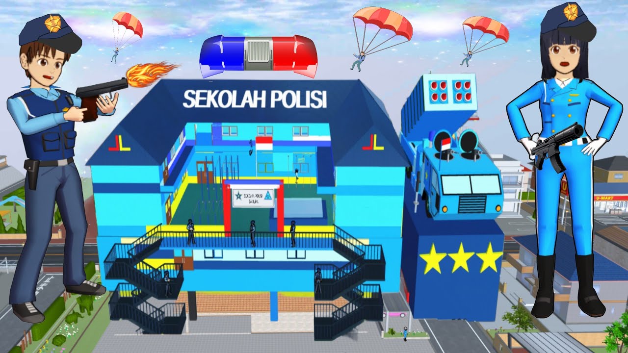 KAK SAKURA DAFTARKAN YUTA MASUK SEKOLAH POLISI !! KASIHAN MIO DAK LULUS JADI POLISI KOBAN!!