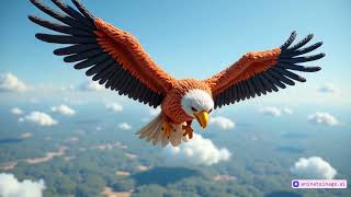 Woolly eagle soaring: stiff wings, soft fate #Shorts screenshot 5