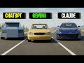 Which AI is the SMARTEST? 🤖 AI Car Race Battle (ChatGPT vs Gemini vs Grok)
