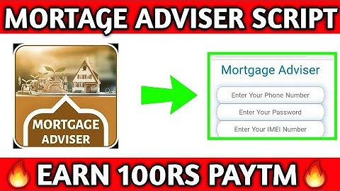 ⭕Mortgage Adviser Online Script || Task Bypass Script || 2018 Paytm Tricks Online Script